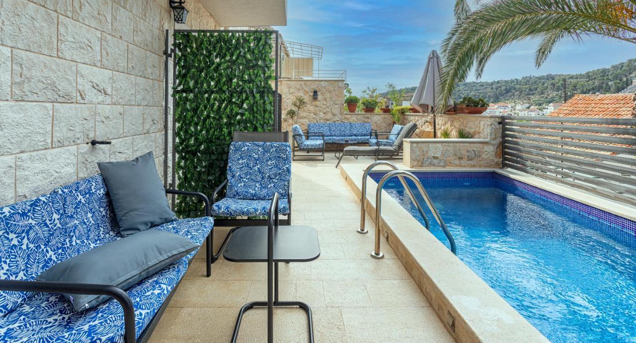 Villa Capitis In The Center- Luxury Apartment With Swimming Pool Hvar Town Esterno foto